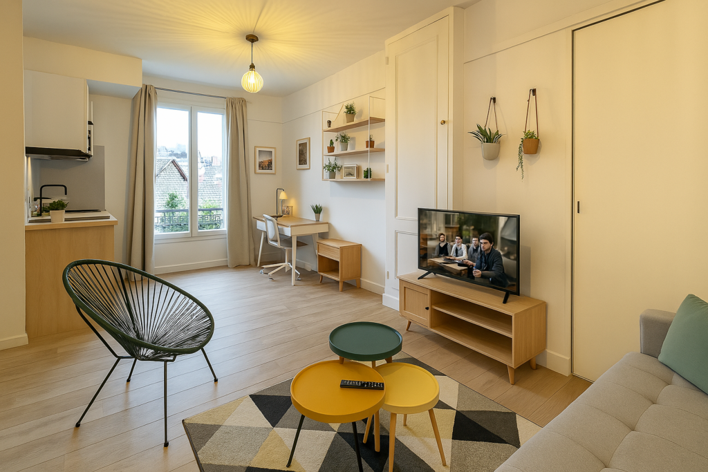 Nos réalisations 9 Rénovation studio place Danton