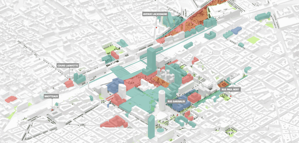 Investir à Part-Dieu en 2025 : rentabilité, business et transformation 2 Investir à Part-Dieu. La carte du quartier.