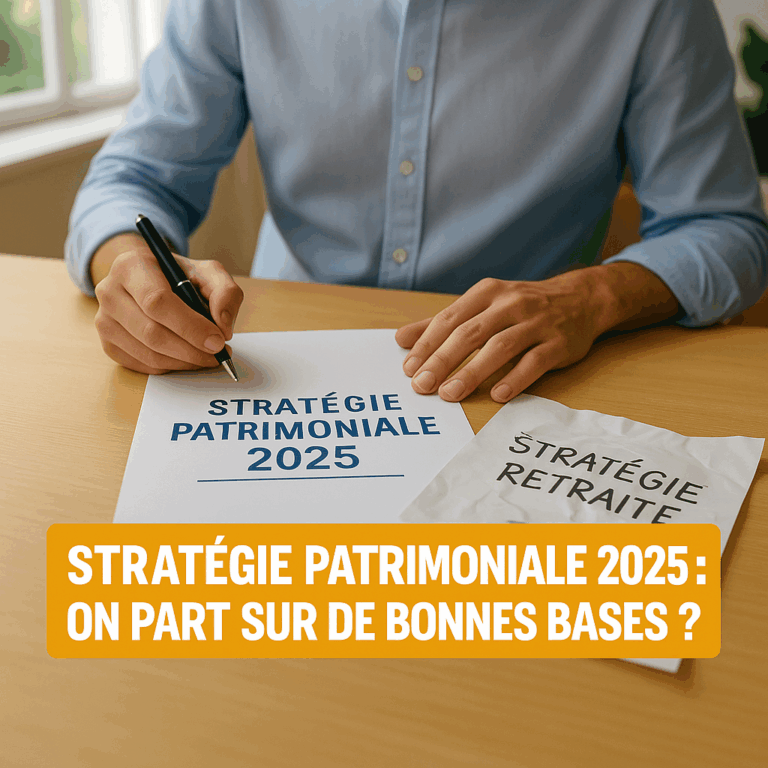 Stratégie patrimoniale 2025 : le plan d’action complet pour investir intelligemment 1 Stratégie patrimoniale 2025 : comparaison entre plan retraite et plan patrimonial