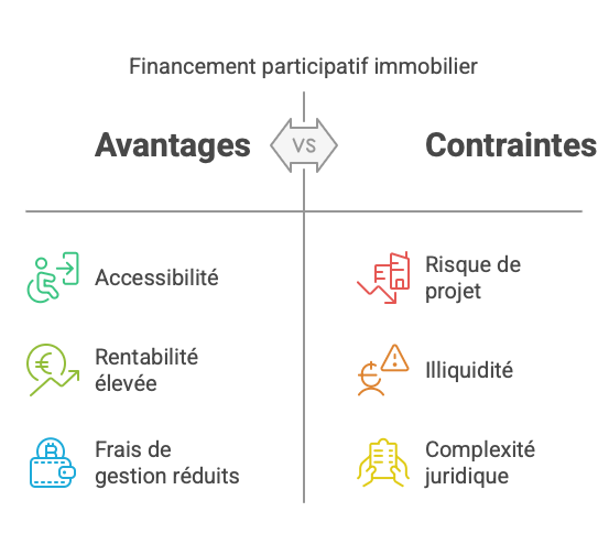 Les nouveaux modes financement immobilier pour les investisseurs en 2025 2 Nouveaux modes financement immobilier - Contraintes et avantages.
