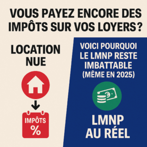 Amortissement LMNP : comment ça fonctionne vraiment (et pourquoi c’est si puissant) 2 Tableau comparatif entre location nue et LMNP au réel en 2025, avec les avantages fiscaux de l’amortissement LMNP