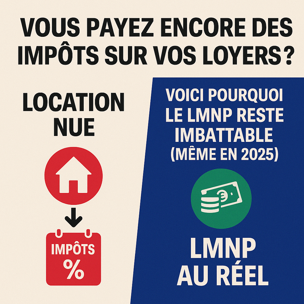 L'observatoire du patrimoine 9 Tableau comparatif entre location nue et LMNP au réel en 2025, avec les avantages fiscaux de l’amortissement LMNP