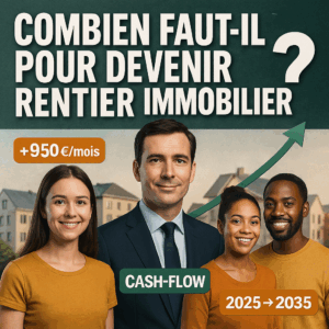 Trois profils d’investisseurs immobiliers réalistes analysés pour devenir rentier immobilier en 2025 – illustration Valdréa