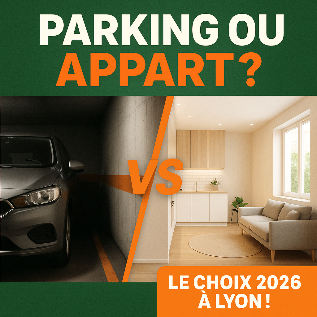 Parking ou appartement Lyon en 2026 : le comparatif ultime