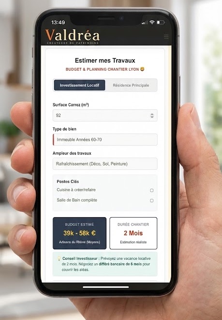 Prix rénovation Lyon l'outil Valdréa